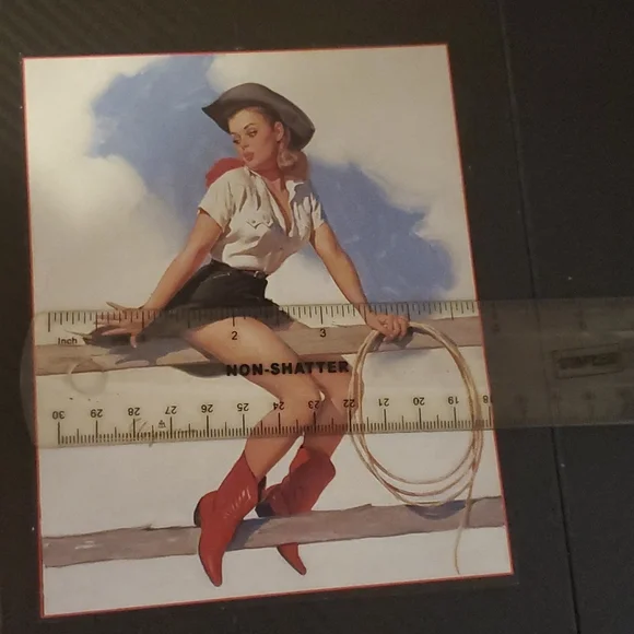 Vintage Cowgirl pin-up pictures by Elvgren - Picture 4 of 5